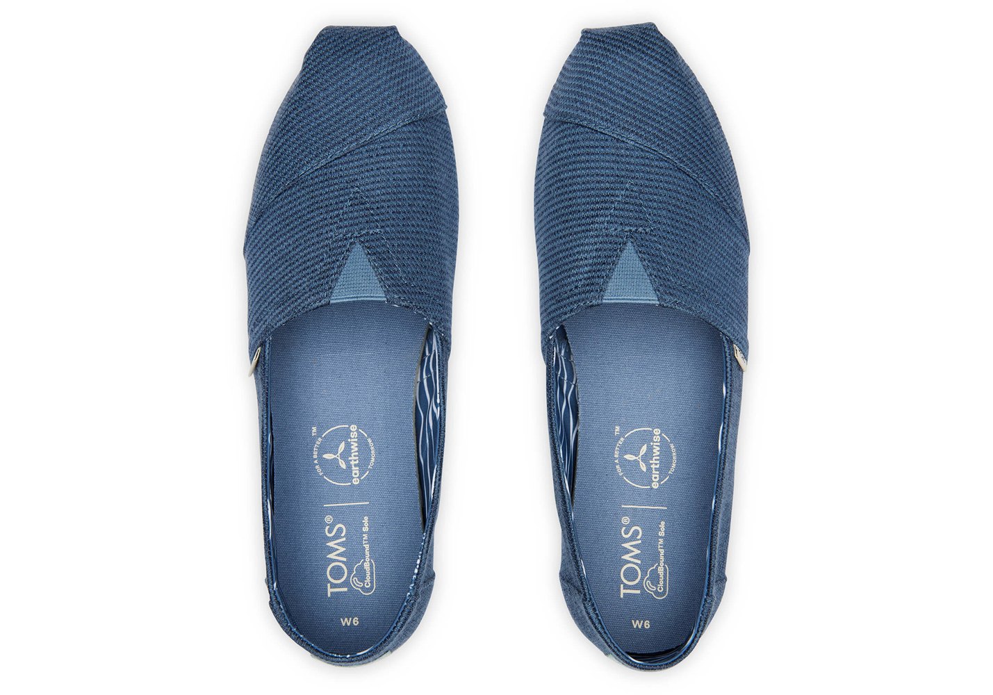 Toms Alpargata REPREVE Our Ocean® Espadrille Blue - Womens - 95026-NEZM